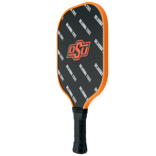 Oklahoma State Cowboys pickleball paddle back view