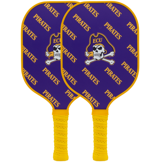 East Carolina Pirates pickleball paddle set