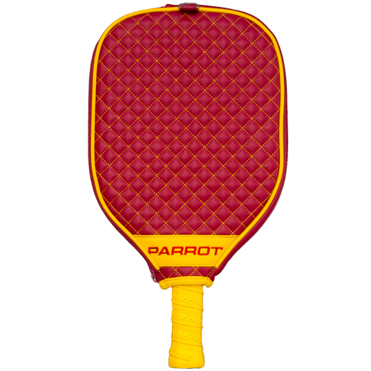 Iowa State Cyclones quilted pickleball paddle cover back view