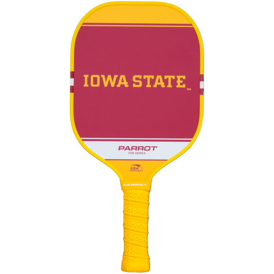 Iowa State Cyclones Sport Plus pickleball paddle back view