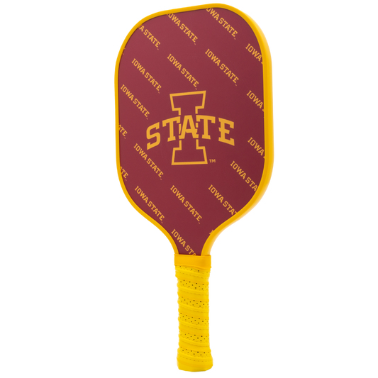 Iowa State Cyclones pickleball paddle back view