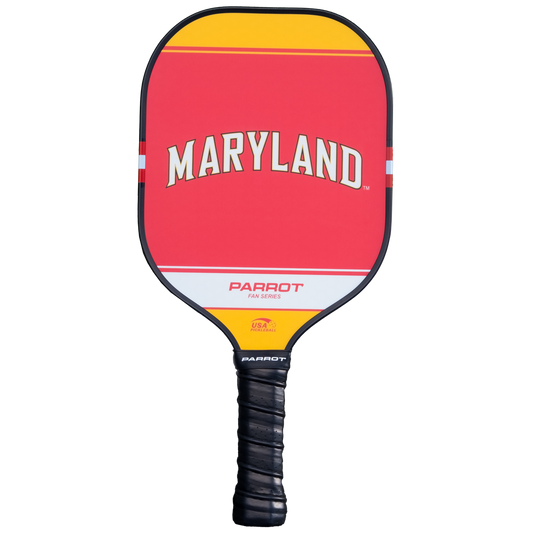 Maryland Terrapins Sport Plus pickleball paddle back view