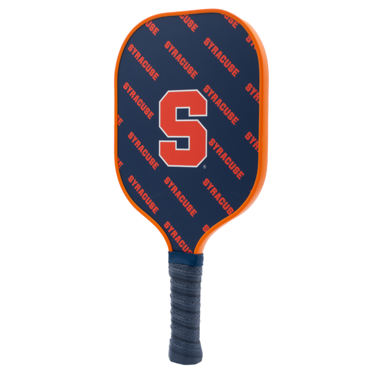 Syracuse Orange pickleball paddle back view