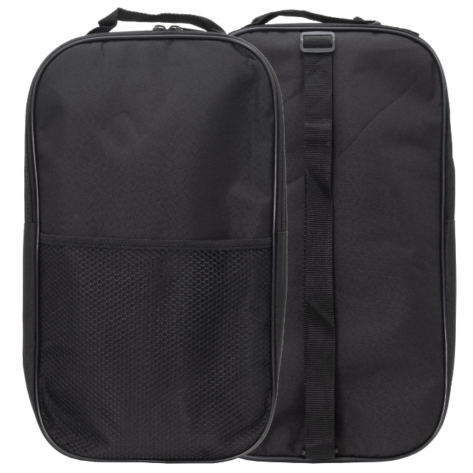 Calgary Flames pickleball paddle set carry case detail