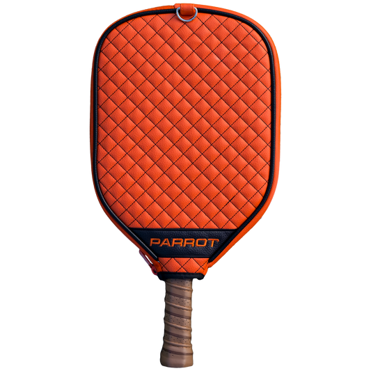 Cleveland Browns quilted pickleball paddle cover back view