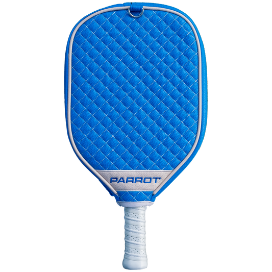 Detroit Lions quilted pickleball paddle cover back view