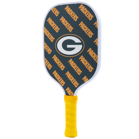 Green Bay Packers pickleball paddle back view