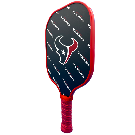 Houston Texans pickleball paddle back view