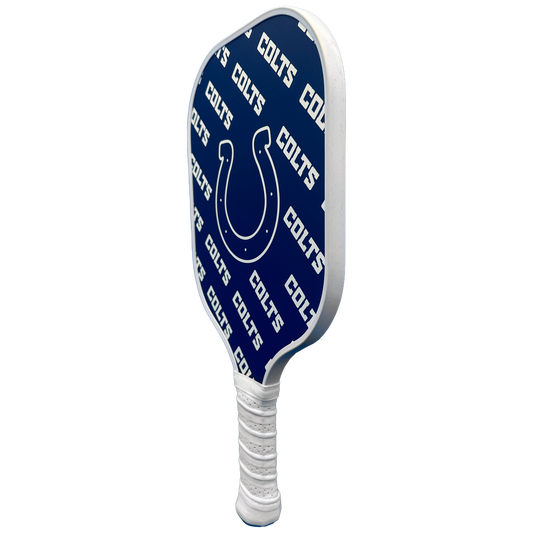 Indianapolis Colts pickleball paddle back view