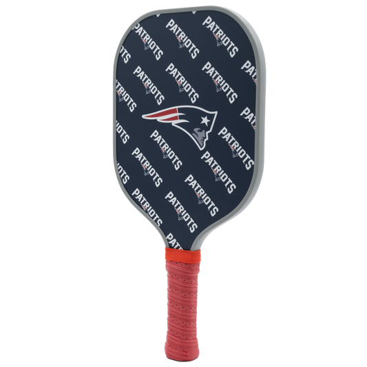 New England Patriots pickleball paddle back view