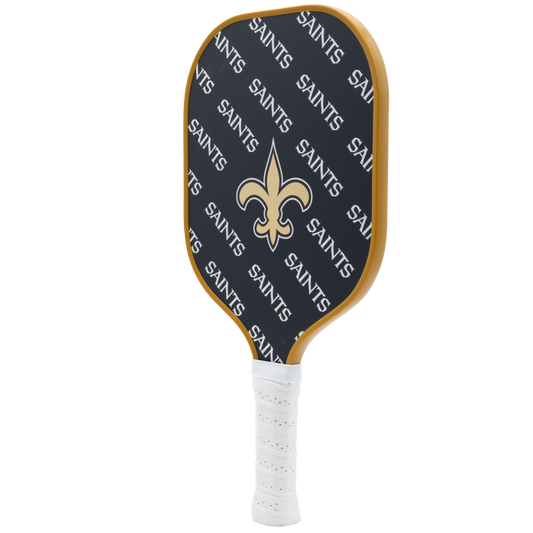 New Orleans Saints pickleball paddle back view