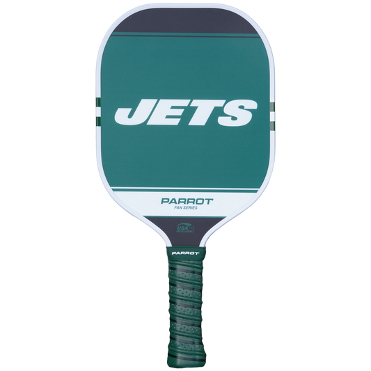 New York Jets Sport Plus pickleball paddle back view