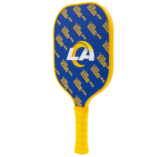 Los Angeles Rams pickleball paddle back view