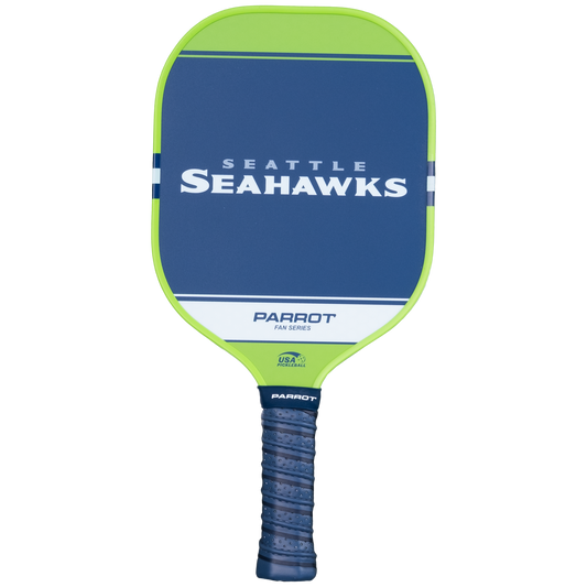 Seattle Seahawks Sport Plus pickleball paddle back view