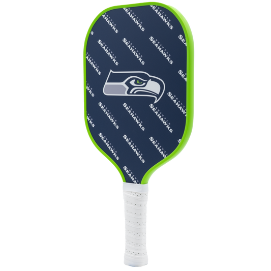 Seattle Seahawks pickleball paddle back view