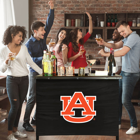 Auburn Tigers Portable Indoor/Outdoor Bar inside lifestyle party