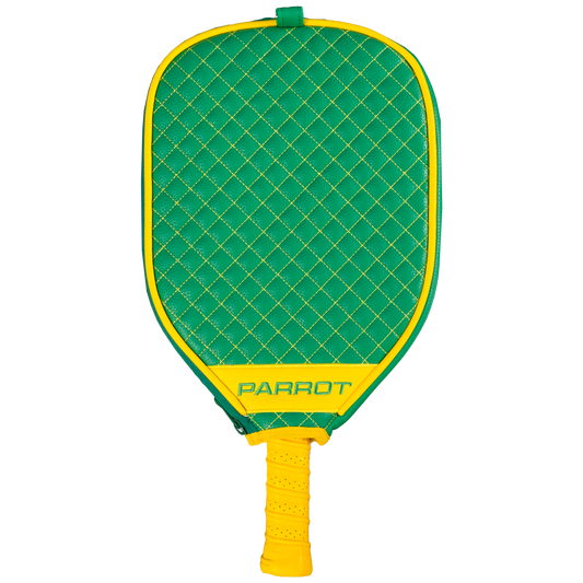 Oregon Ducks quilted pickleball paddle cover back view