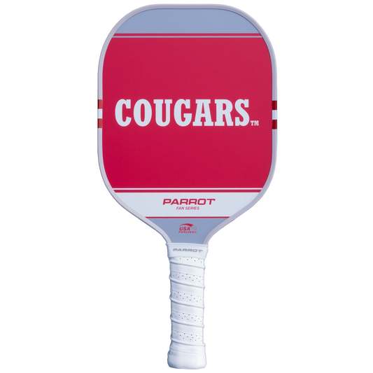 Washington State Cougars Sport Plus pickleball paddle back view
