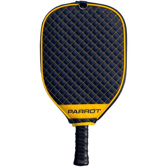 California Golden Bears quilted pickleball paddle cover back view