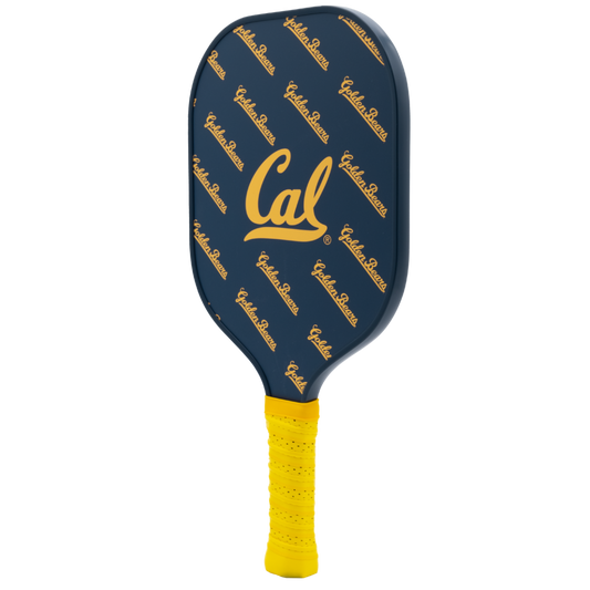 California Golden Bears pickleball paddle back view