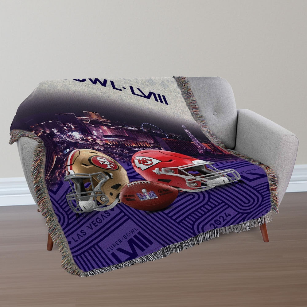 49ers vs Chiefs Super Bowl poster tapestry lifestyle