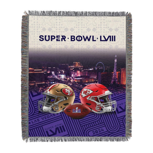 49ers vs Chiefs Super Bowl poster tapestry