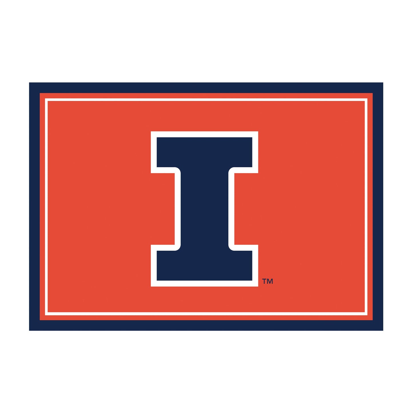 Illinois Fighting Illini Entry Rug - Officially Licensed NCAA Area Rug