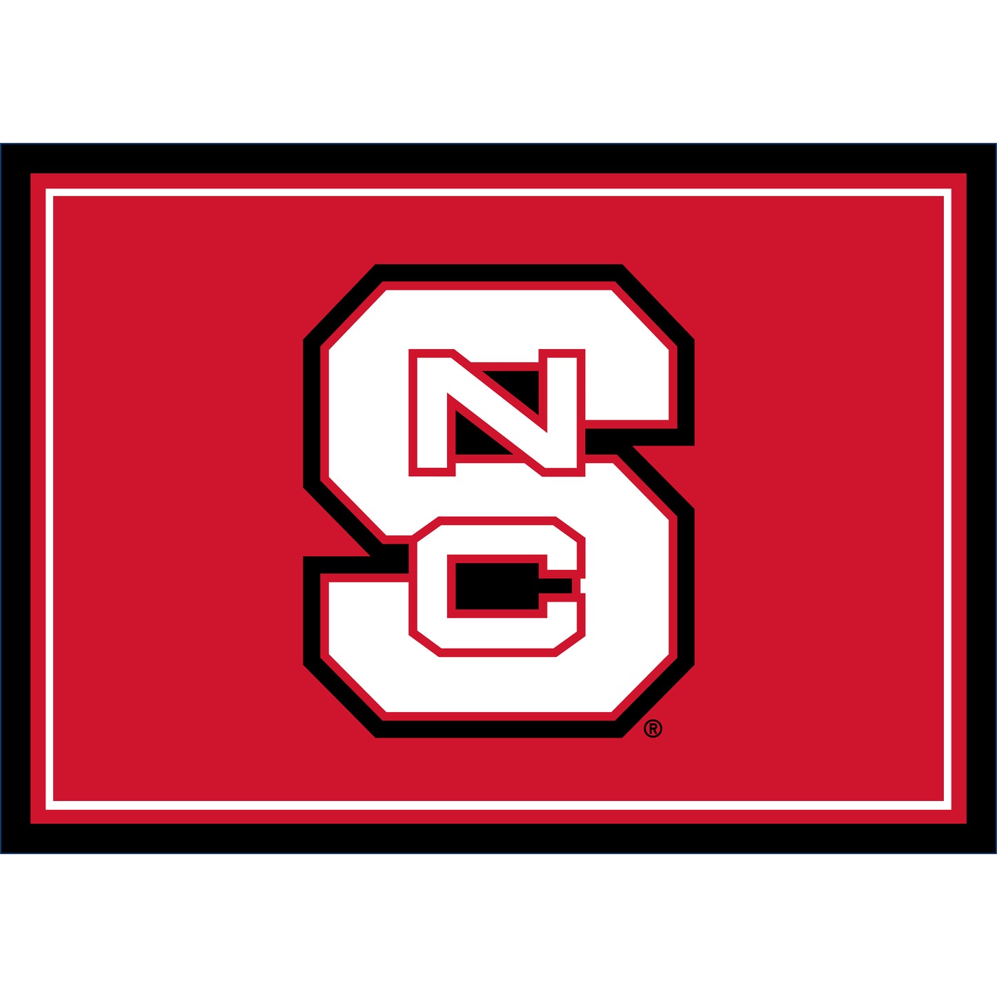 NC State Wolfpack Entry Rug - Officially Licensed NCAA Area Rug