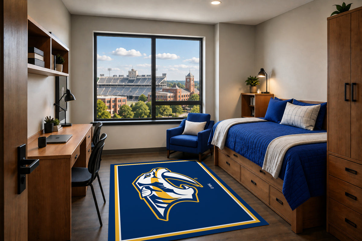 Nashville Predators Entry Rug in Room Setting - Officially Licensed NHL Area Rug