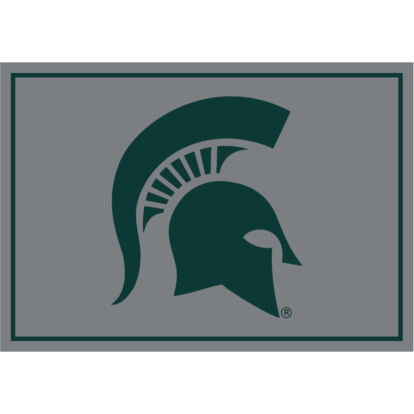 Michigan State Spartans Spirit Rug - Officially Licensed NCAA Area Rug
