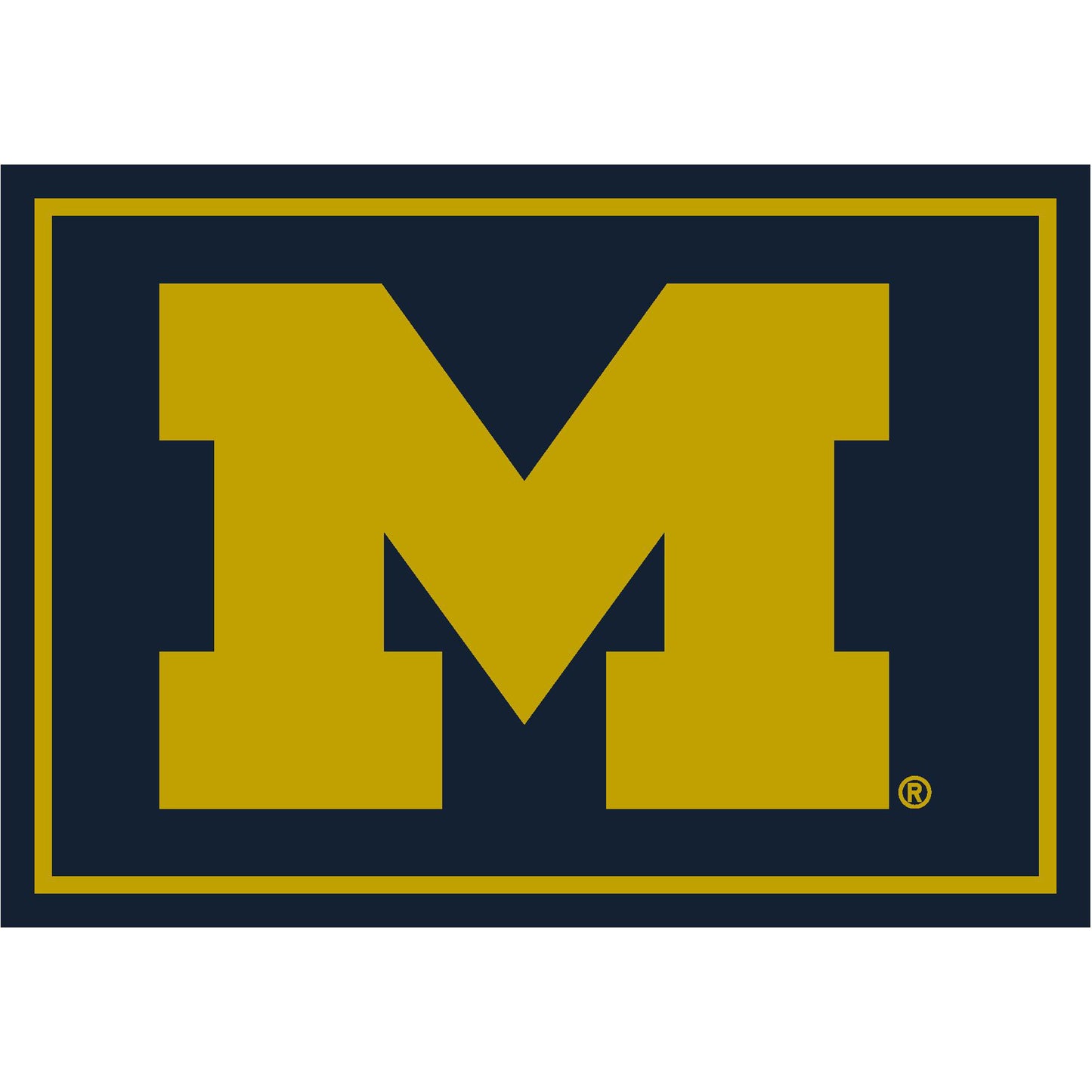 Michigan Wolverines Spirit Rug - Officially Licensed NCAA Area Rug