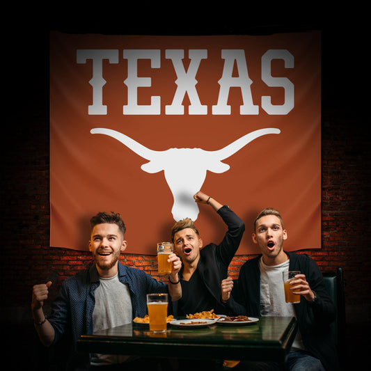 Texas Longhorns Hanging wall tapestry Lifestyle image