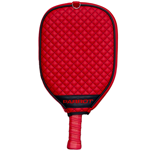 Utah Utes quilted pickleball paddle cover back view