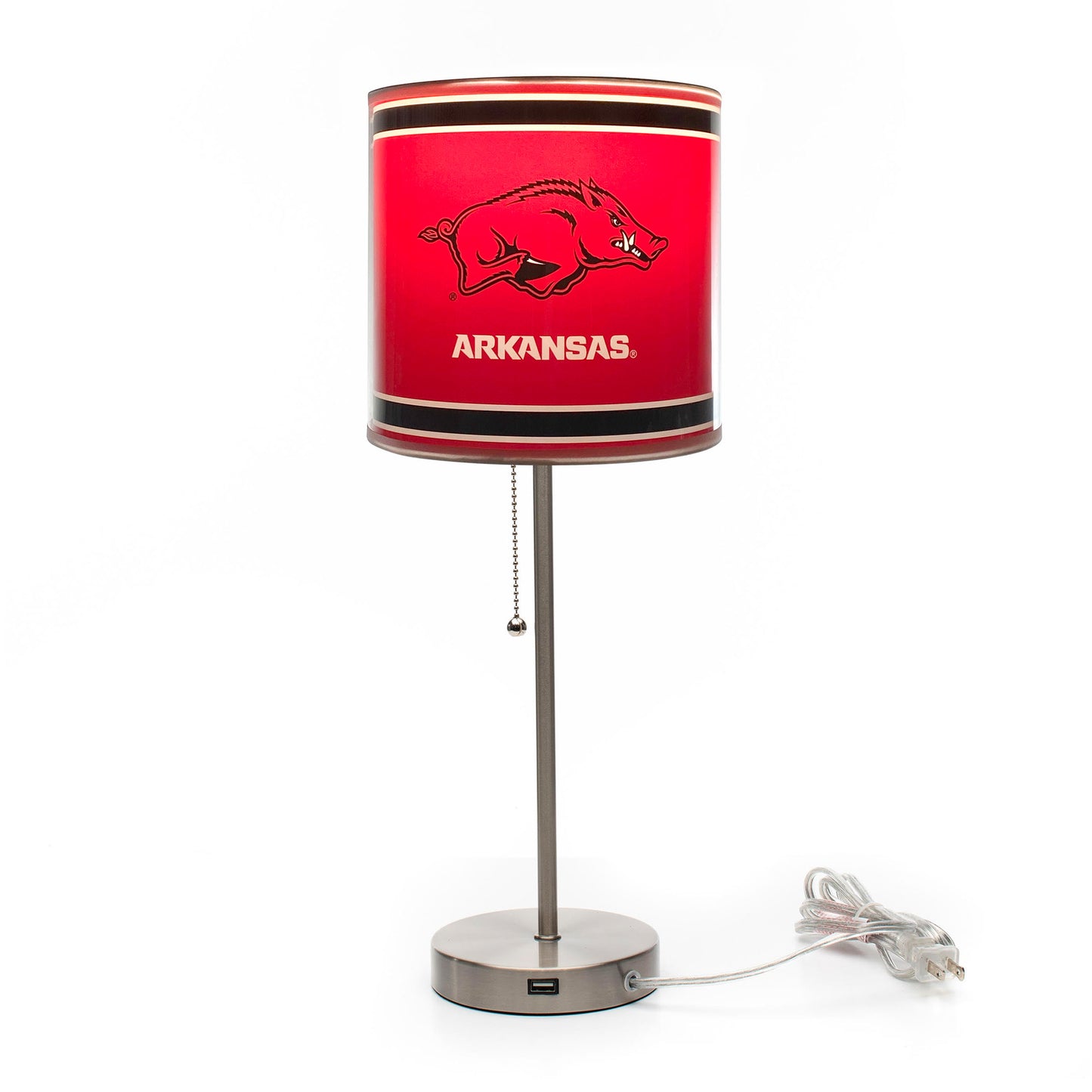 Arkansas Razorbacks table lamp