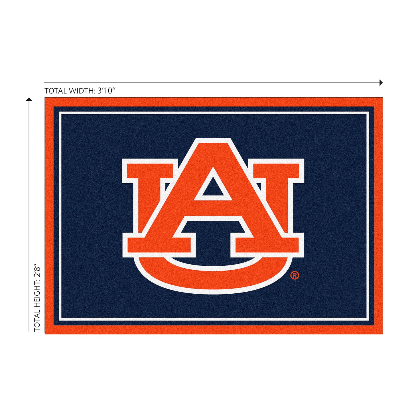Auburn Tigers Welcome Mat Dimensions