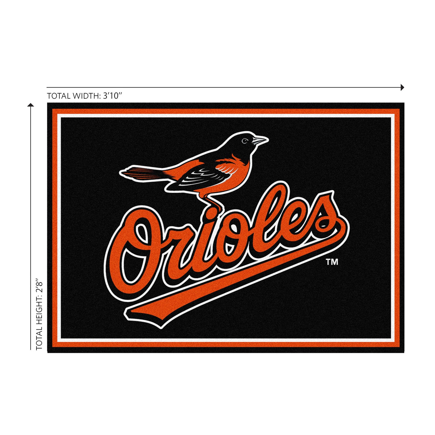 Baltimore Orioles Welcome Mat Dimensions