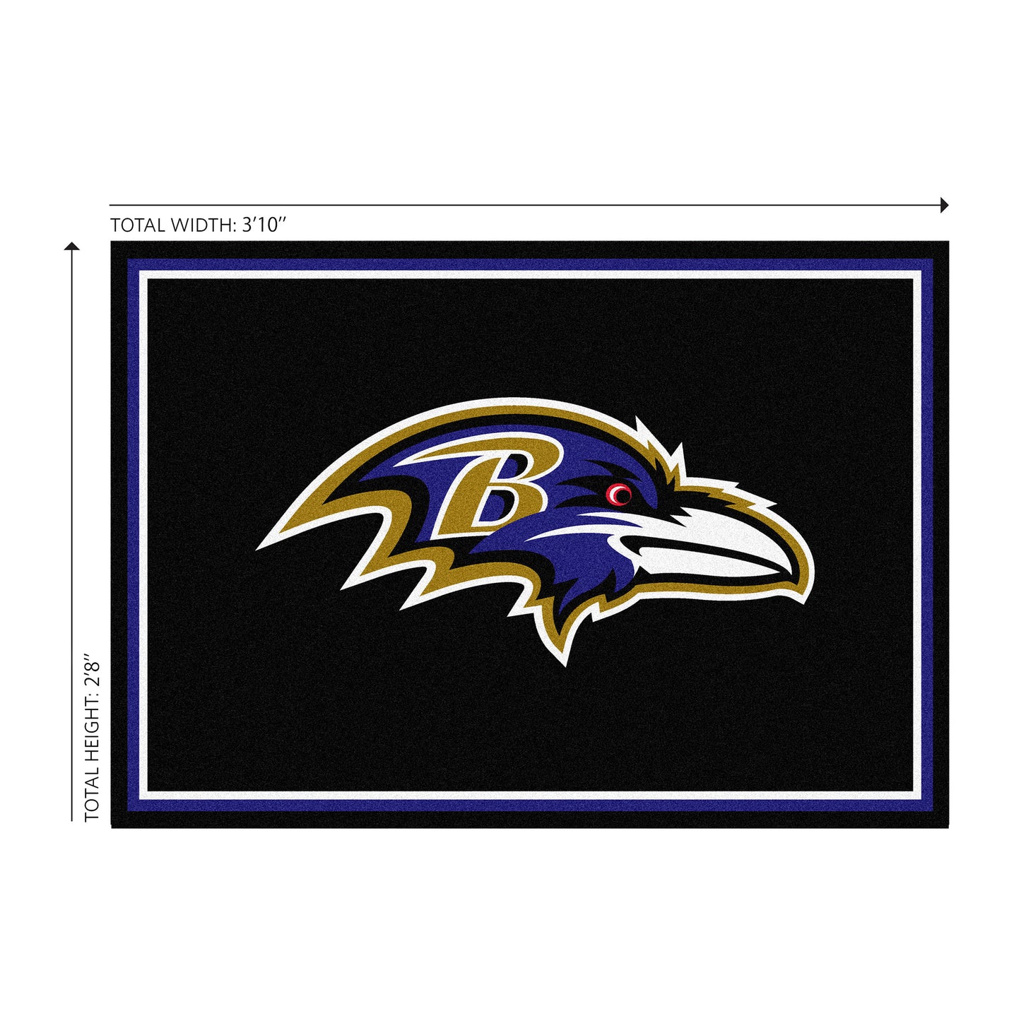 Baltimore Ravens Welcome Mat Dimensions