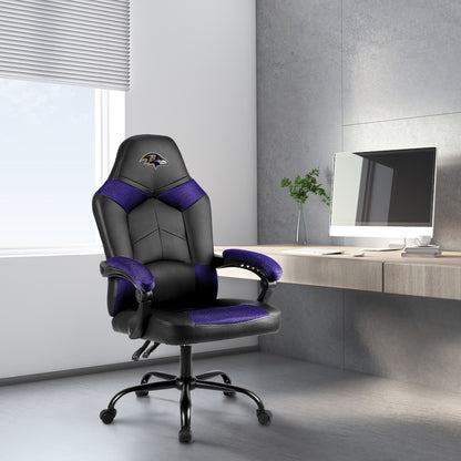 Baltimore Ravens Office Gamer Chair Lifestyle
