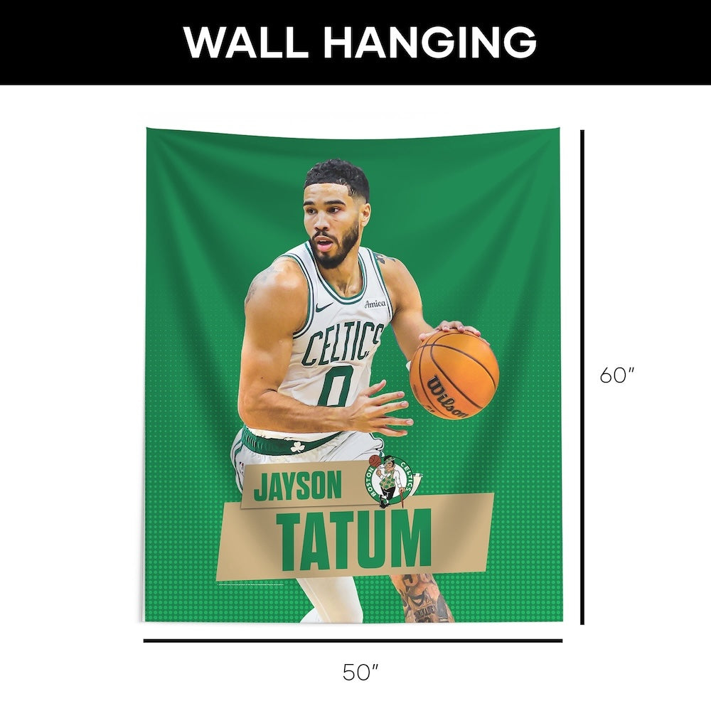 Boston Celtics Jayson Tatum Large wall hanging dimensions