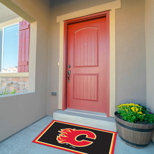 Calgary Flames Front Door Mat