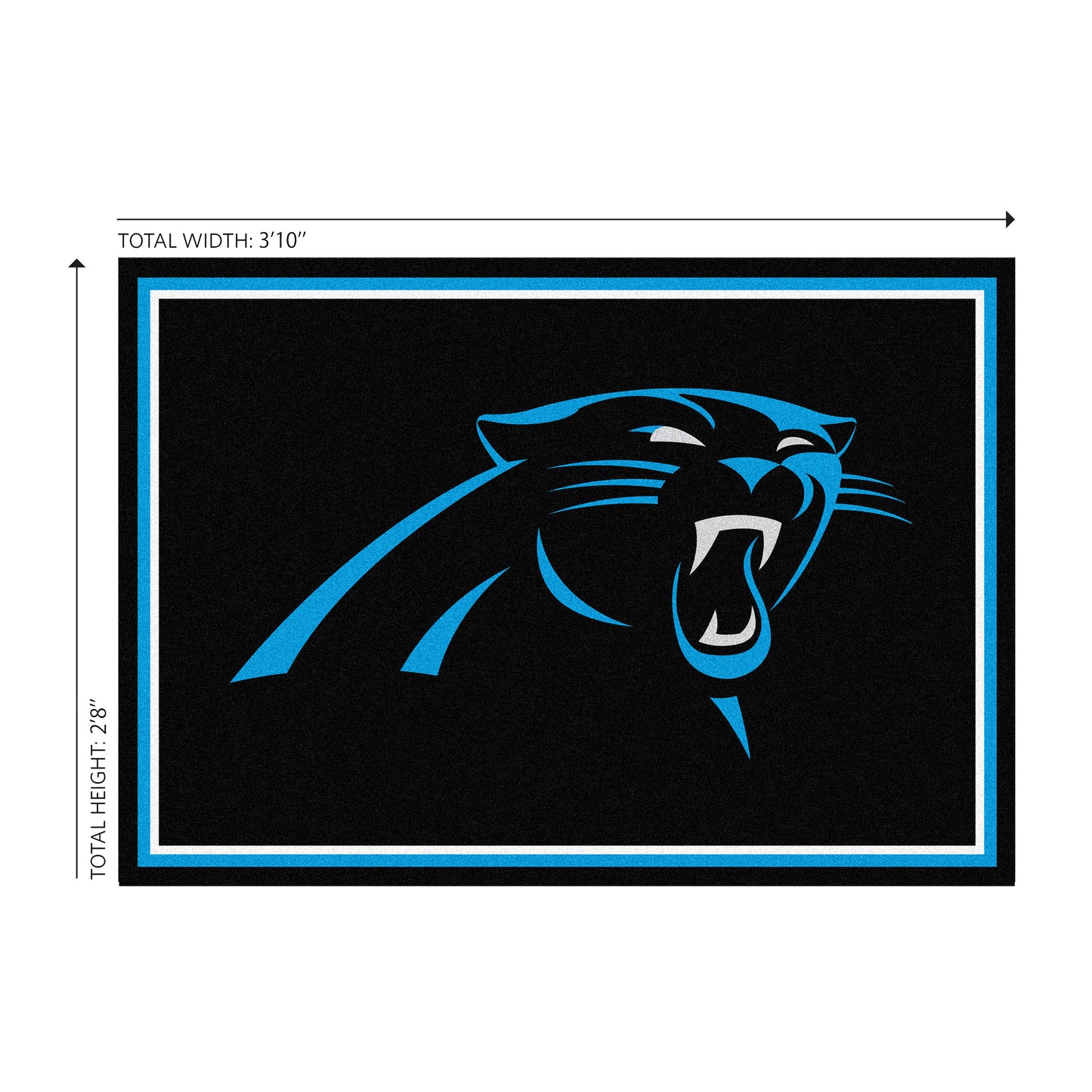 Carolina Panthers Welcome Mat Dimensions