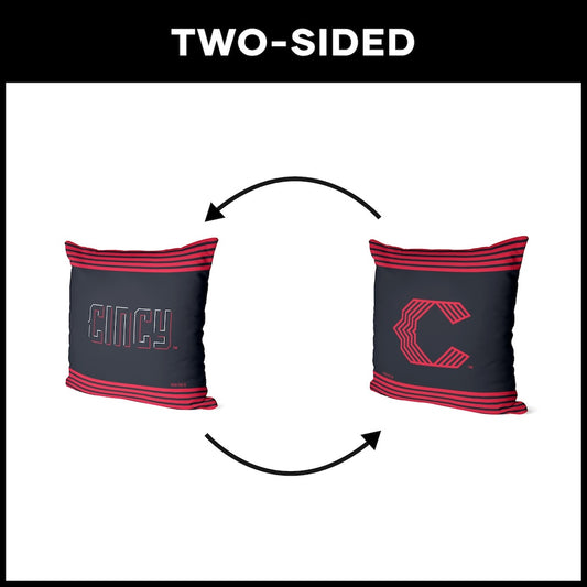 Cincinnati Reds CITY CONNECT throw pillow