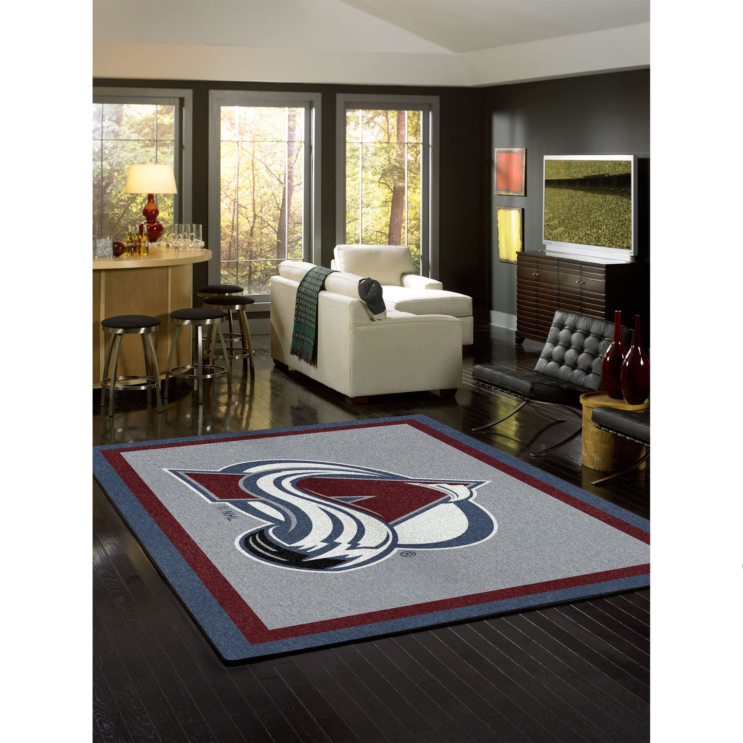 Colorado Avalanche spirit style area rug life