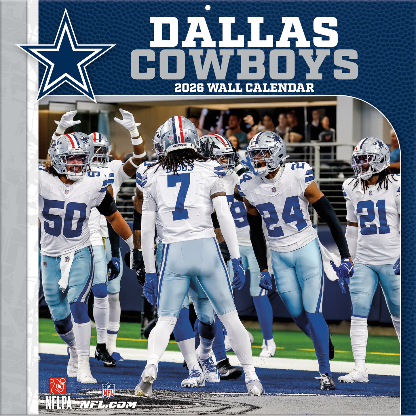 Dallas Cowboys Team Photos Wall Calendar