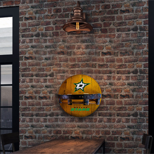 Dallas Stars whiskey barrel shelf lifestyle