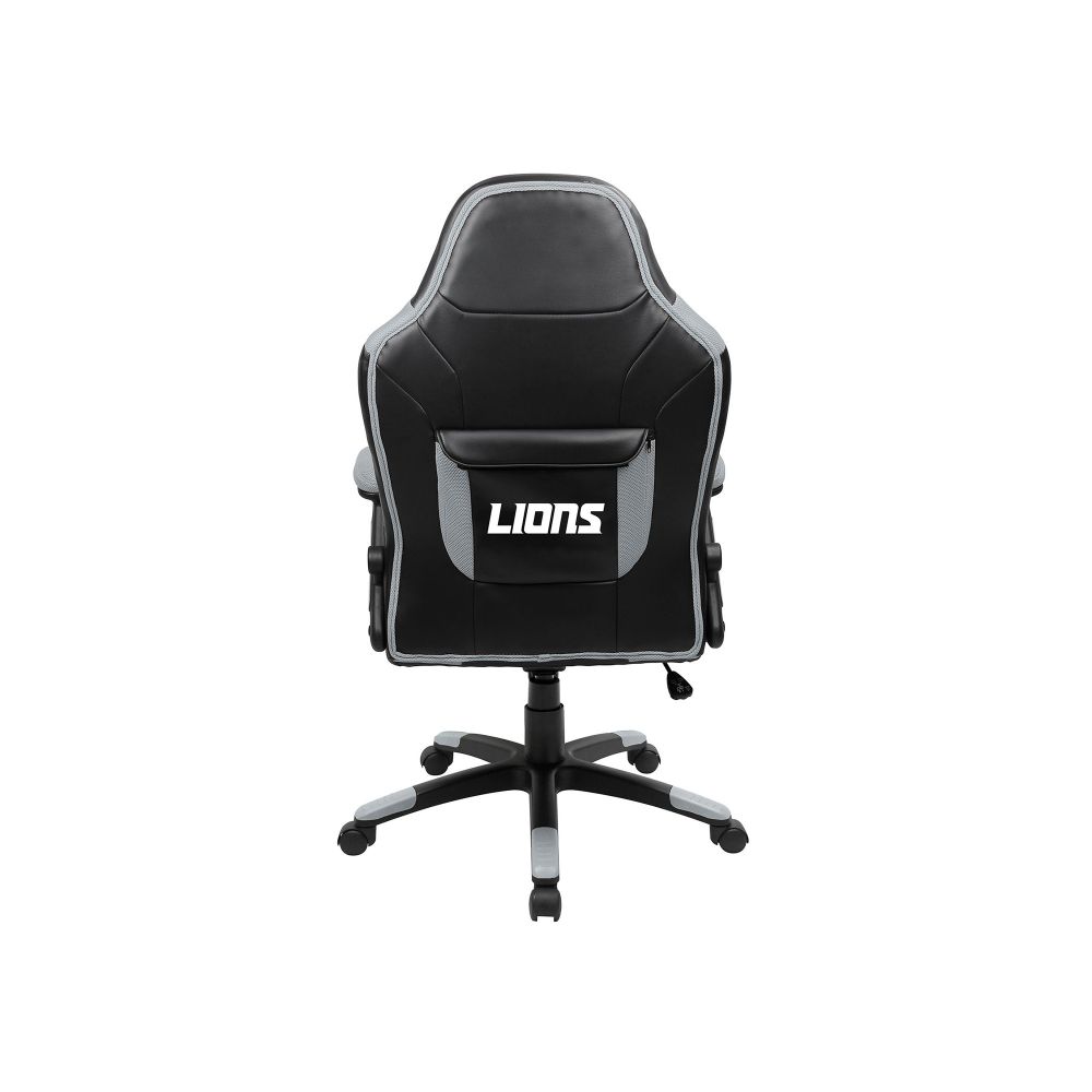 Detroit Lions Office Gamer Chair Back