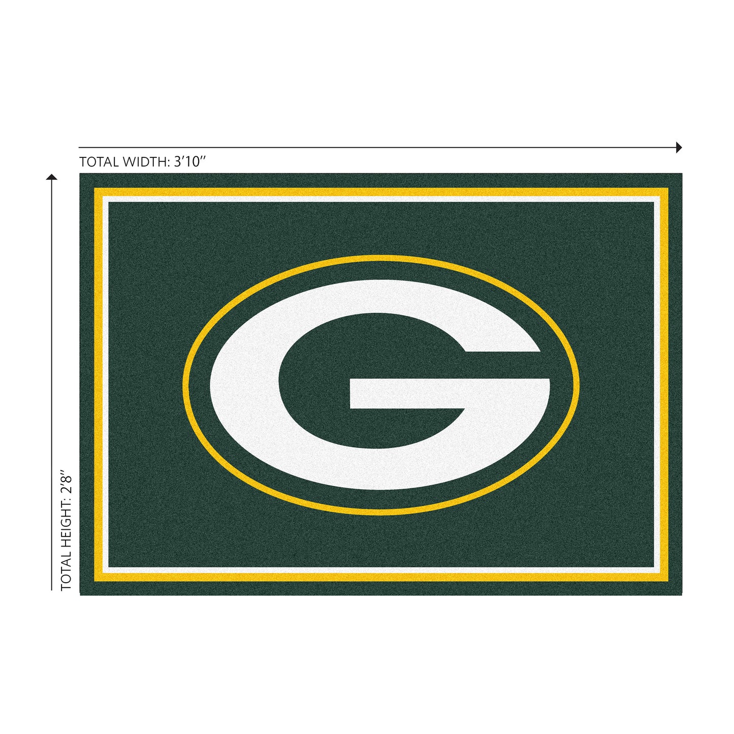 Green Bay Packers Welcome Mat Dimensions