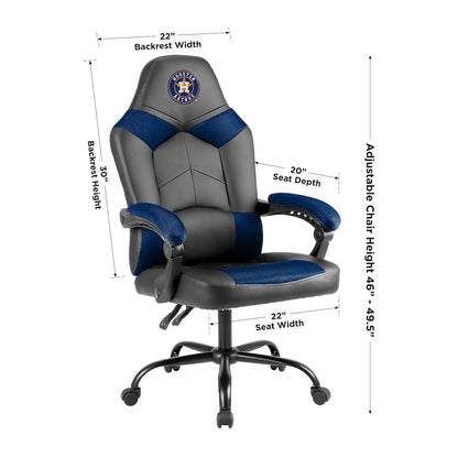 Houston Astros Office Gamer Chair Dimensions