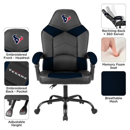 Houston Texans Office Gamer Chair Features