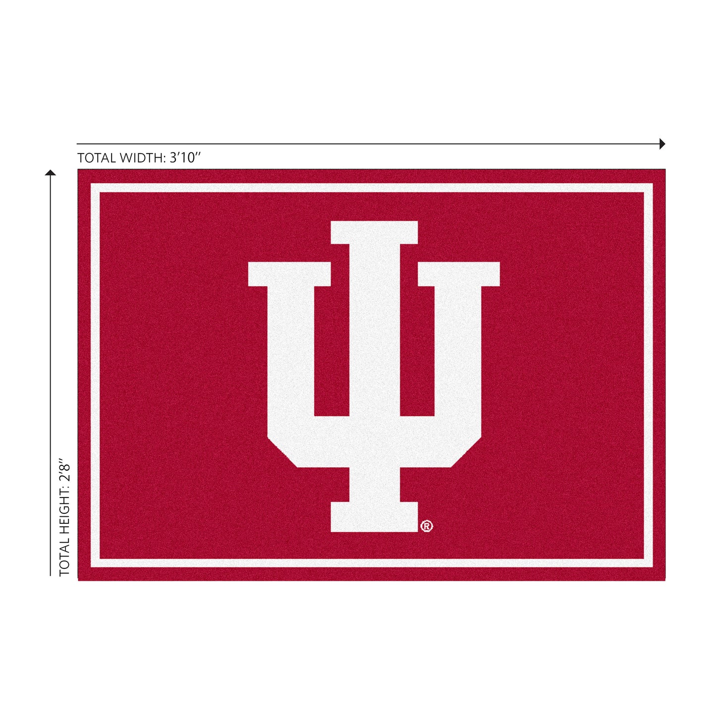 Indiana Hoosiers Welcome Mat Dimensions